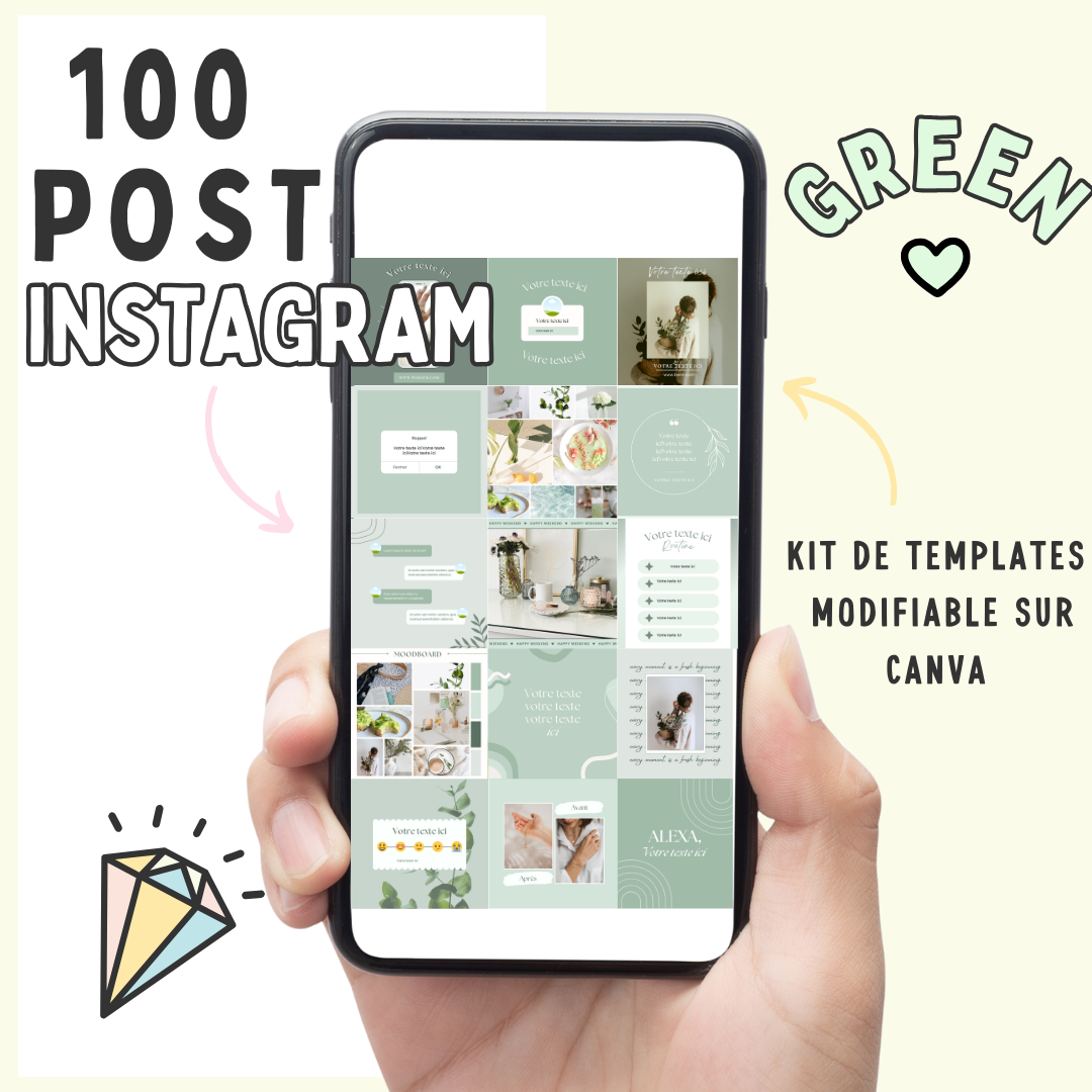 100 Post Instagram - Le Green